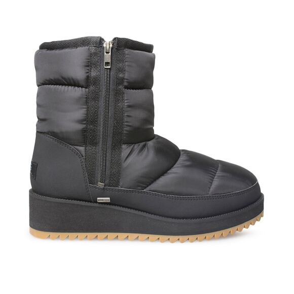 UGG Shoes - Ugg Ridge Puffer Waterproof Winter Boots - 10 - Black